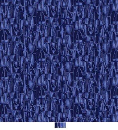 blue metallic geo fabric|Benartex Fabrics Luminescent Leaves .